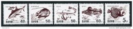 Korea 1995, SC #3488-92, Perf, Fishes - Poissons