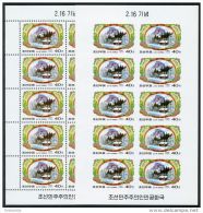 Korea 2000, SC #4022, Perf & Imperf M/S Of 10, The Camp On Mt. Paektu - Geography