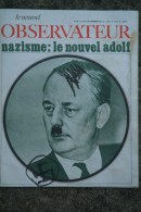 LE NOUVEL OBSERVATEUR- NAZISME-LE NOUVEL ADOLF HITLER- CROIX GAMMEE-NAZI-WW2-GUERRE 1939-1945 - History