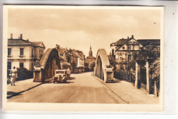 0-7232 BAD LAUSICK, Blick Vom Bad Zur Stadt, 1951, Auto-Oldtimer - Bad Lausick