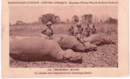 Expédition Citroen -2è Mission Haardt-Audoin Dubreuil - Chasse Aux Hippopotames Dans L´Oubangui-Chari - Centraal-Afrikaanse Republiek