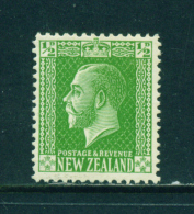 NEW ZEALAND - 1915 George V Definitives 1/2d Mounted Mint - Nuovi