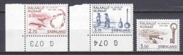 Greenland Gronland 1984 Mi 148-150 MNH - Neufs