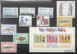 Denmark - Faroe Islands 1983 Unmounted Mint / Never Hinged Complete Volume In Clean Conservation - Volledig Jaar