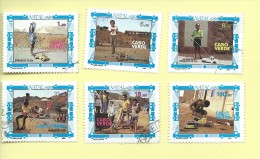 TIMBRES - STAMPS - CAP VERT / CAPE VERDE - JOUETS RUE - SÉRIE OBLITÉRÉ - Cap Vert