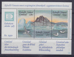 Greenland 1987 Hafnia  M/s ** Mnh (F3588) - Unused Stamps