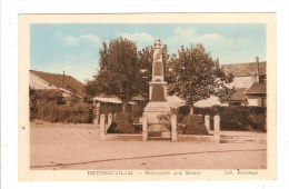 BETHENIVILLE - MARNE - MONUMENT AUX MORTS - Bétheniville