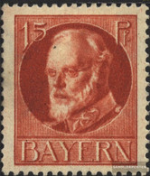 Bavaria 115A Unmounted Mint / Never Hinged 1916 King Ludwig III - Mint