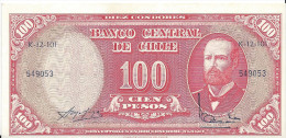 CHILI - 100 Pesos UNC - Cile