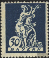 Bavaria 182 Unmounted Mint / Never Hinged 1920 Farewell Series - Ungebraucht