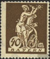 Bavaria 183 Unmounted Mint / Never Hinged 1920 Farewell Series - Nuovi