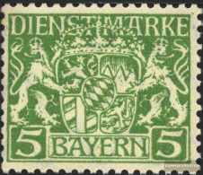 Bavaria D17w Tested, Peace Paper And Peace Rubber Unmounted Mint / Never Hinged 1916 State Emblem - Ungebraucht