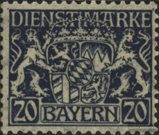 Bavaria D28x Tested Unmounted Mint / Never Hinged 1917 State Emblem - Mint