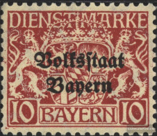Bavaria D33Y Unmounted Mint / Never Hinged 1919 State Emblem - Postfris