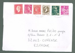 FRANCE LETTRE 2013  FRENCH MARIANNE  ( DIFFERENT STAMPS ) - Sonstige & Ohne Zuordnung