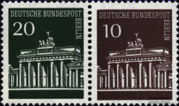 Berlin (West) W41 Unmounted Mint / Never Hinged 1966 Brandenburg Tor - Se-Tenant