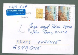 FRANCE USED LETTRE 2012  RED CROSS TOULON - Sonstige & Ohne Zuordnung