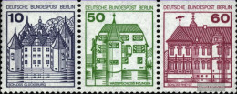 Berlin (West) W75 Unmounted Mint / Never Hinged 1980 Fortresses And Castles - Zusammendrucke