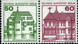 Berlin (West) W77 Unmounted Mint / Never Hinged 1980 Fortresses And Castles - Zusammendrucke