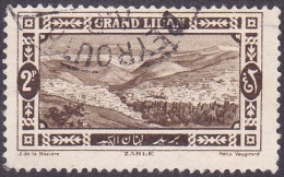 Grand Liban Obl. N°  57 - Site Ou Monument - Zahle - Used Stamps