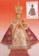 J2732 - Czechoslovakia (1991) Manufacturing Defect (RR!) - Cartes Maximum: Graceful Infant Jesus Of Prague - Abarten Und Kuriositäten