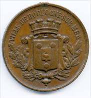 MEDAILLE SOUVENIR DE BOULOGNE SUR MER - CONCOURS MUSICAL 16 ET 17 JUILLET 1882 - Other & Unclassified