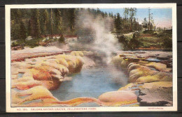 United States - Oblong Geyser,Yellowstone Park - Yellowstone