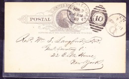 Etats Unis - Lettre - Postal History