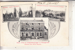5120 HERZOGENRATH, Hotel "Prinz Zu Schaumburg-Lippe", Bahnhof, Blick Nach Rolduc, 1911 - Herzogenrath
