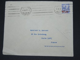 FRANCE-TUNISIE-Enveloppe De Tunis Pour Paris En 1937  à  Voir  Lot P 6416 - Brieven En Documenten