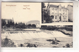 5270 GUMMERSBACH - DIERINGHAUSEN, Hotel Theis / Aggerwehr, 1913 - Gummersbach