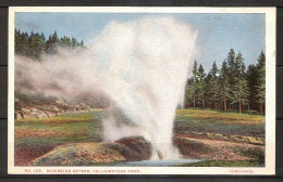 United States - Riverside Geyser,Yellowstone Park - Yellowstone