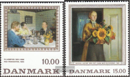 Denmark 1139-1140 (complete Issue) Unmounted Mint / Never Hinged 1996 Paintings IX - Ungebraucht