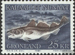 Denmark - Greenland 129 (complete Issue) Unmounted Mint / Never Hinged 1981 Dorsch - Nuevos