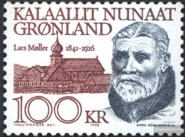 Denmark - Greenland 227 (complete Issue) Unmounted Mint / Never Hinged 1992 150. Birthday Lars Moeller - Ungebraucht
