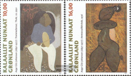 Denmark - Greenland 310-311 (complete Issue) Unmounted Mint / Never Hinged 1997 Paintings Of Age Gitz-Johansen - Ungebraucht