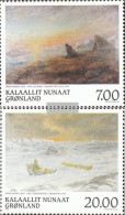 Denmark - Greenland 336-337 (complete Issue) Unmounted Mint / Never Hinged 1999 Paintings - Ungebraucht