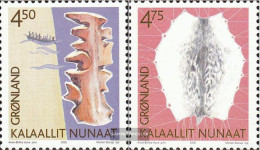 Denmark - Greenland 356-357 (complete Issue) Unmounted Mint / Never Hinged 2000 Heritage - Ongebruikt