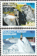 Denmark - Greenland 376-377 (complete Issue) Unmounted Mint / Never Hinged 2002 Art Of 20. Century - Nuovi