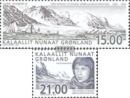 Denmark - Greenland 396-397 (complete Issue) Unmounted Mint / Never Hinged 2003 Expeditions In Greenland - Ungebraucht