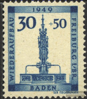 Franz. Zone-Baden 41A With Hinge 1949 Freiburg - Franse Zone