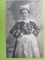 CPA Bannalec (29) - Jeune Fille De Bannalec (Etude Des Coiffes De Bretagne) 1903 - Bannalec