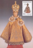 J2764 - Czechoslovakia (1991) Manufacturing Defect (R!) - Cartes Maximum: Graceful Infant Jesus Of Prague - Variedades Y Curiosidades