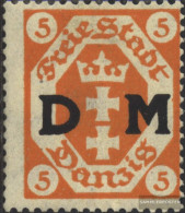 Gdansk D1 Unmounted Mint / Never Hinged 1921 Official Stamp - Officials