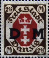 Gdansk D19 Unmounted Mint / Never Hinged 1922 Official Stamp - Dienstmarken