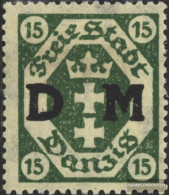 Gdansk D3 Unmounted Mint / Never Hinged 1921 Official Stamp - Dienstzegels