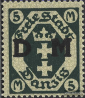 Gdansk D30X Standing Watermark Unmounted Mint / Never Hinged 1923 Official Stamp - Service
