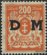 Gdansk D38 Unmounted Mint / Never Hinged 1923 Official Stamp - Servizio