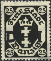 Gdansk D5 Unmounted Mint / Never Hinged 1921 Official Stamp - Service