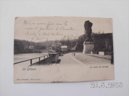 Gileppe. - La Route Du Barrage. (20 - 8 - 1904) - Gileppe (Stuwdam)